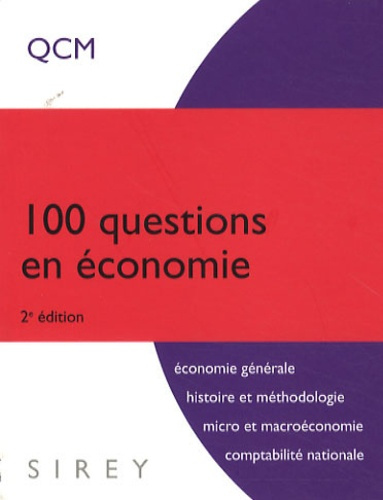 Emprunter 100 questions en économie. 2e édition livre