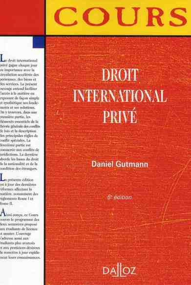 Emprunter Droit international privé. 6e édition livre