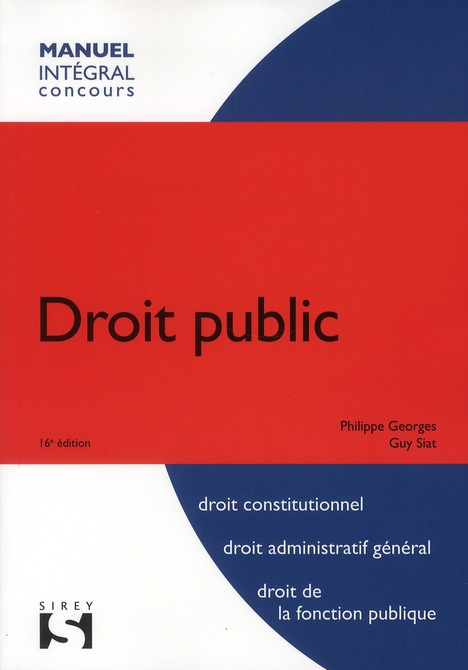 Emprunter Droit public. 16e édition livre