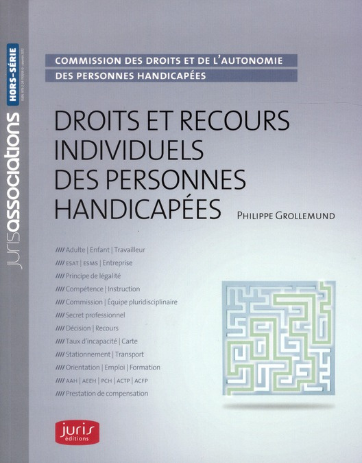 Emprunter Droit et recours des personnes handicapées. Commission des droits et de l'autonomie des personnes ha livre