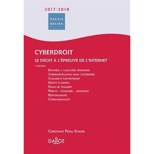 Emprunter Cyberdroit. Le droit à l'épreuve de l'internet, Edition 2018-2019 livre
