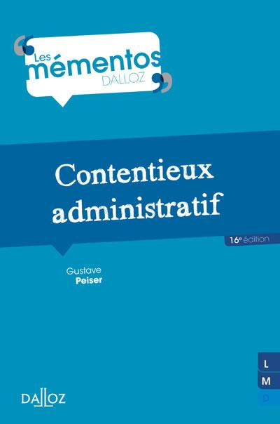 Emprunter Contentieux administratif Memento - 16ed livre