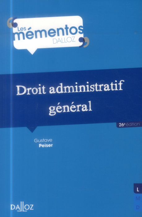 Emprunter DROIT ADMINISTRATIF GENERAL - 26E ED. livre