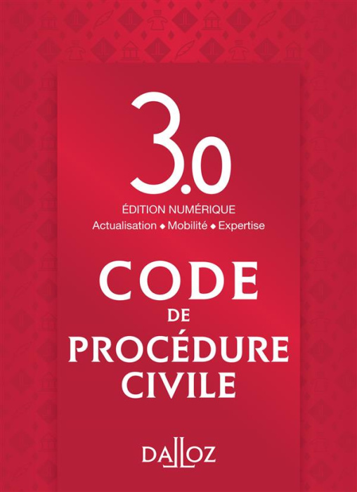 Emprunter CODE DE PROCEDURE CIVILE VERSION 3.0 livre