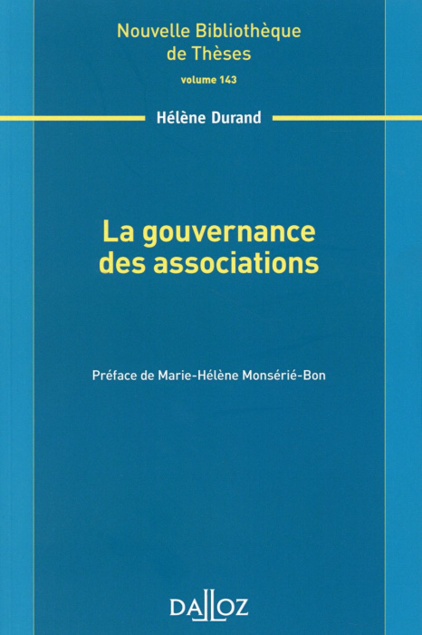 Emprunter La gouvernance des associations livre