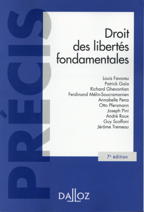 Emprunter Droit des libertés fondamentales. 7e édition livre