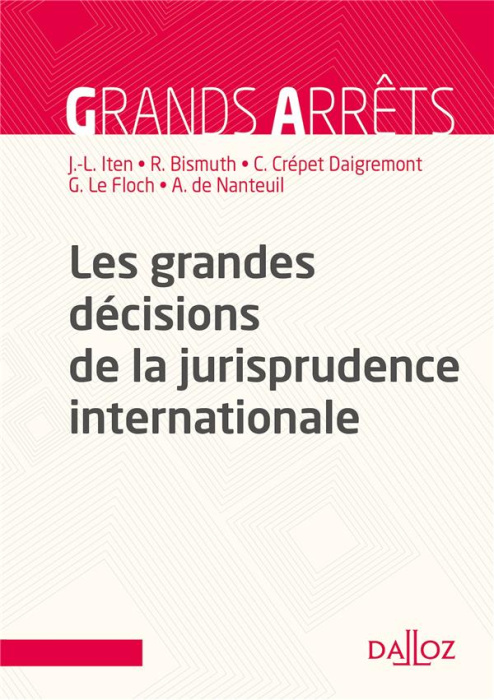 Emprunter Les grandes décisions de la jurisprudence internationale livre