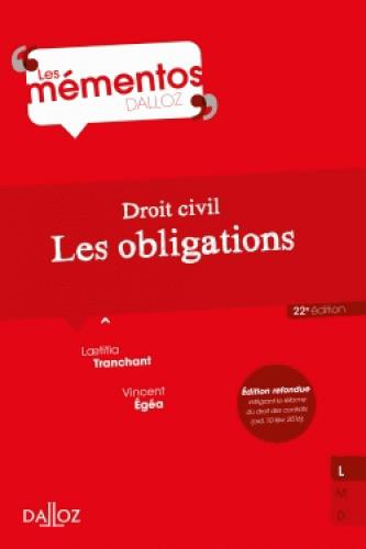 Emprunter DROIT CIVIL. LES OBLIGATIONS - 22E ED. livre
