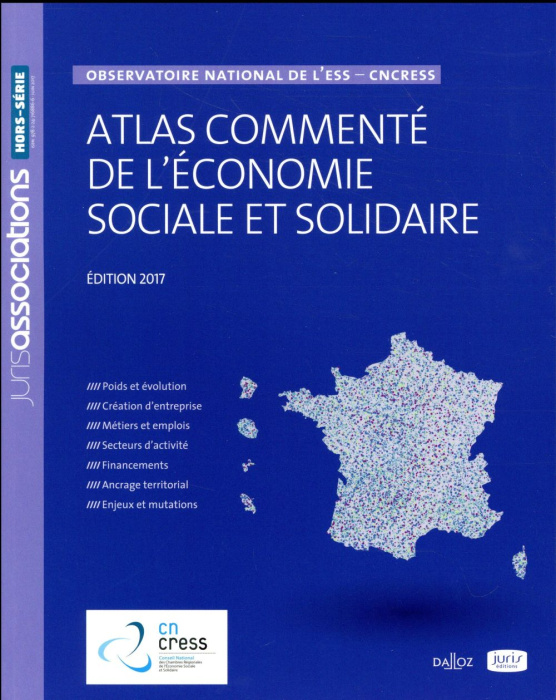 Emprunter Atlas commenté de l'économie sociale et solidaire. Observatoire national de l'ESS-CNCRESS, Edition 2 livre
