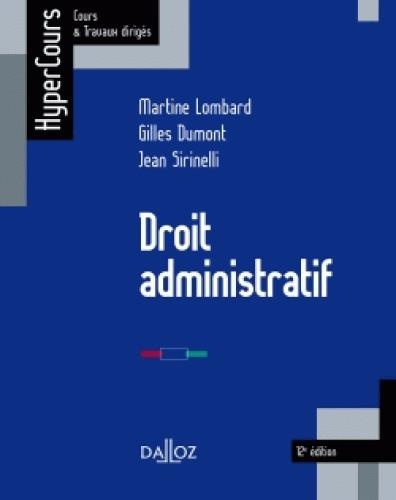Emprunter Droit administratif. 12e édition livre