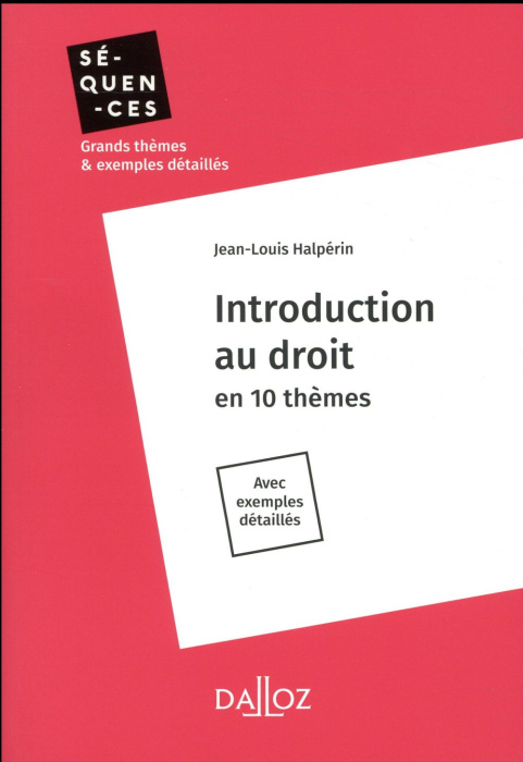 Emprunter Introduction au droit. Edition 2017 livre
