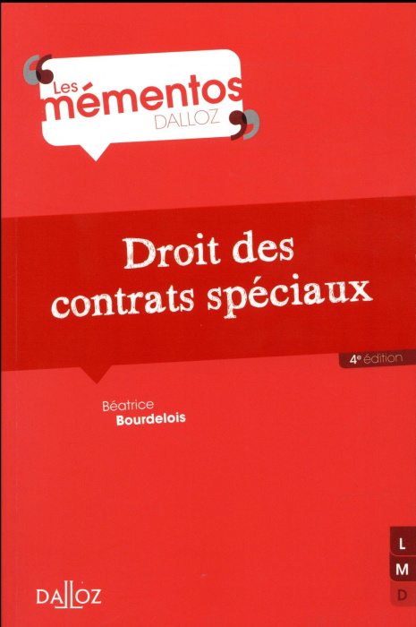 Emprunter Droit des contrats spéciaux. 4e édition livre