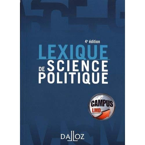 Emprunter Lexique de science politique livre