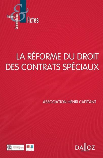 Emprunter Offre de réforme du droit des contrats spéciaux livre