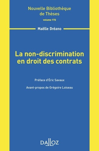 Emprunter La non-discrimination en droit des contrats livre