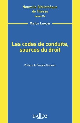 Emprunter Les codes de conduite, sources du droit livre