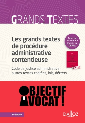 Emprunter Les grands textes de procédure administrative contentieuse livre