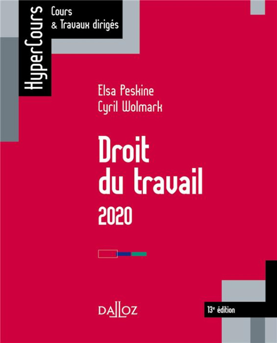 Emprunter Droit du travail. Edition 2020 livre