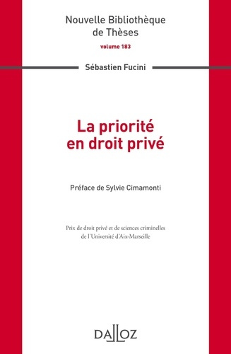 Emprunter La priorité en droit privé livre