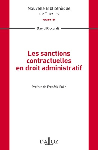 Emprunter Les sanctions contractuelles en droit administratif livre