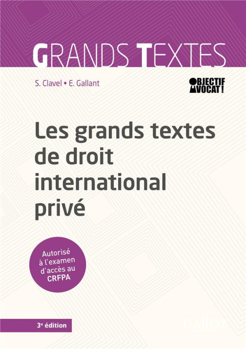 Emprunter Les grands textes de droit international privé. 3e édition livre