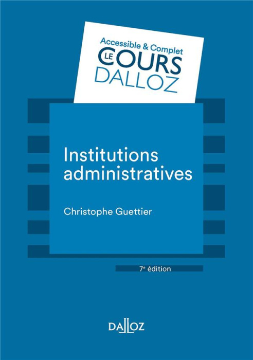 Emprunter Institutions administratives. 7e édition livre