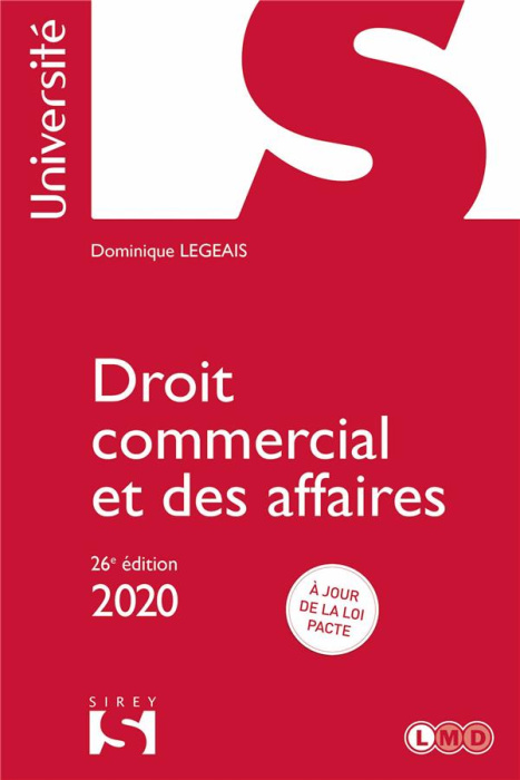 Emprunter Droit commercial et des affaires. Edition 2020 livre