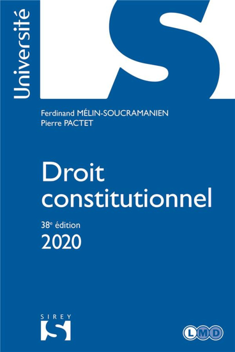 Emprunter Droit constitutionnel. Edition 2020 livre