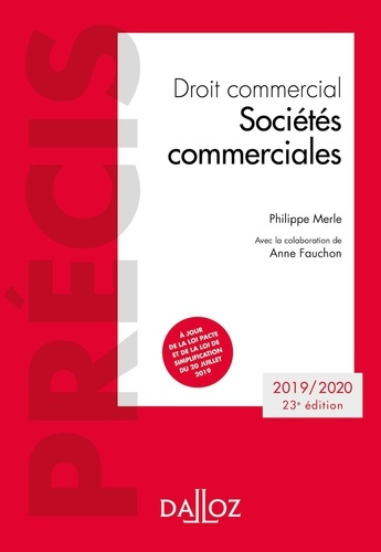 Emprunter Droit commercial. Sociétés commerciales, Edition 2019-2020 livre