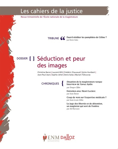 Emprunter Les Cahiers de la Justice N° 1/2019 : Séduction et peur des images livre