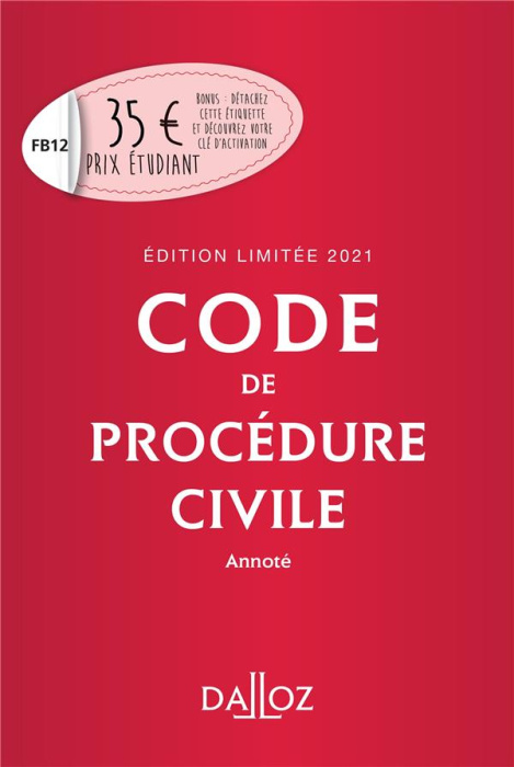 Emprunter Code de procédure civile. Annoté, Edition limitée livre
