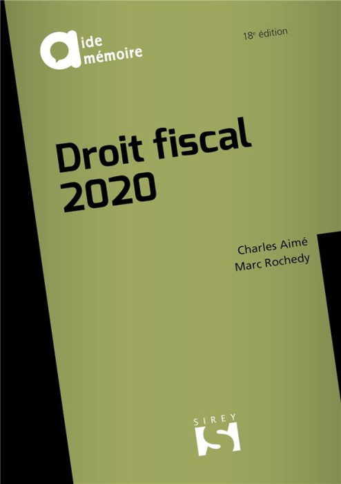 Emprunter Droit fiscal. Edition 2020 livre