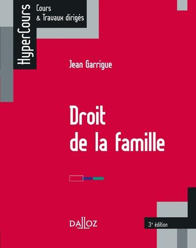 Emprunter Droit de la famille. 3e édition livre