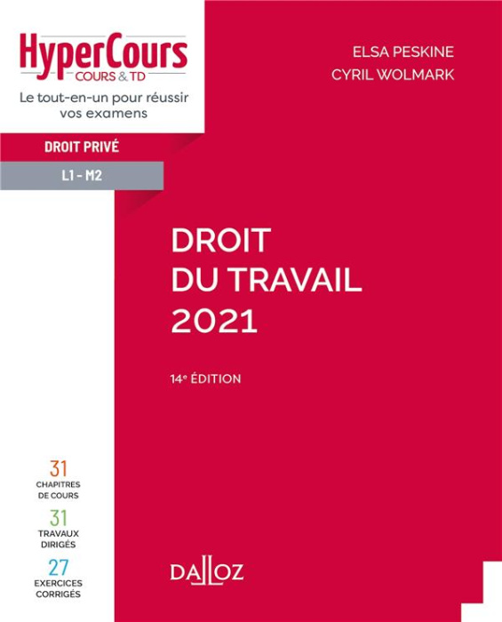 Emprunter Droit du travail. Edition 2021 livre
