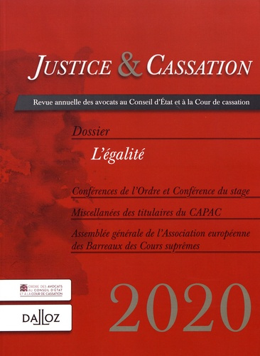 Emprunter Justice & Cassation 2020 : L'égalité livre