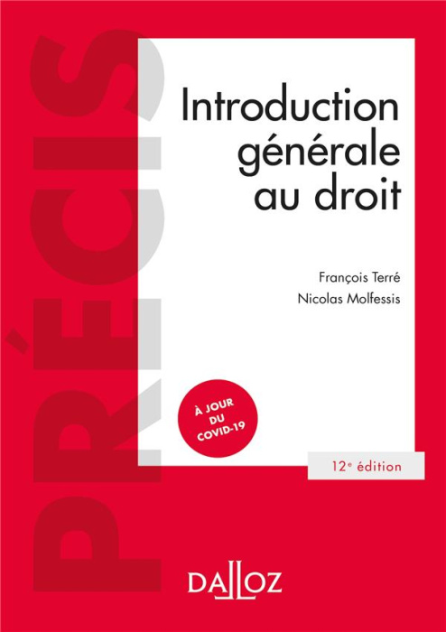 Emprunter Introduction générale au droit. Edition 2020 livre