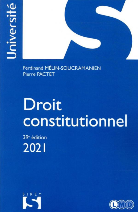 Emprunter Droit constitutionnel. Edition 2021 livre