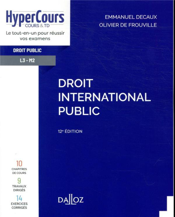 Emprunter Droit international public. 12e édition livre