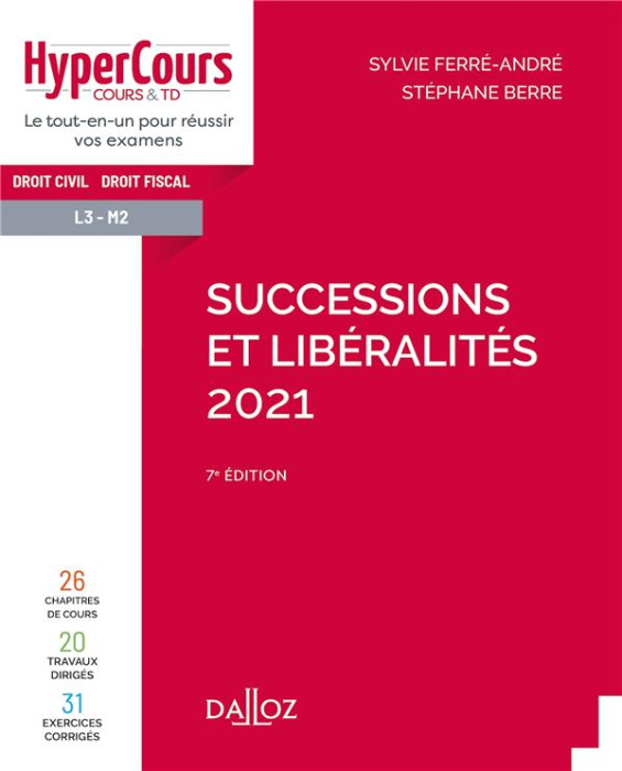 Emprunter Successions et libéralités. Edition 2021 livre