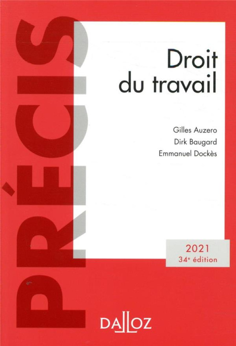 Emprunter Droit du travail. Edition 2021 livre