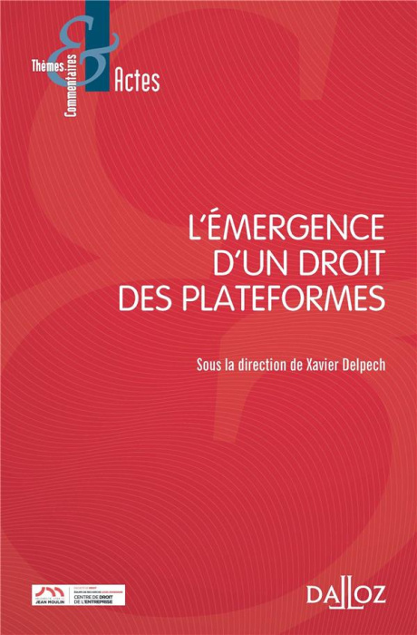 Emprunter L'émergence d'un droit des plateformes livre