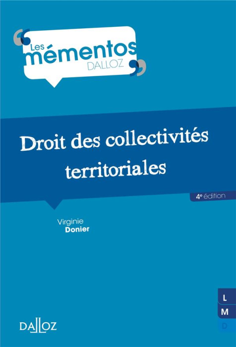 Emprunter Droit des collectivités territoriales. 4e édition livre
