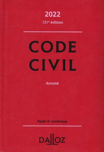Emprunter Code civil annoté. Edition 2022 livre