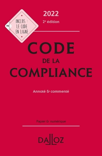 Emprunter Code de la compliance. Edition 2022 livre