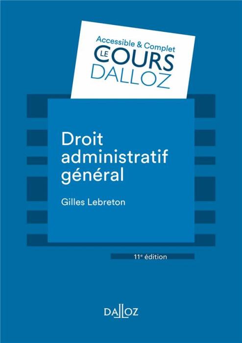 Emprunter Droit administratif général. 11e édition livre