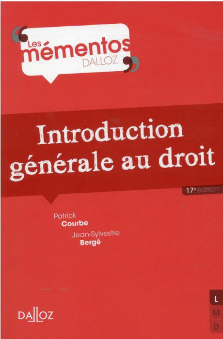 Emprunter Introduction générale au droit. 17e édition livre