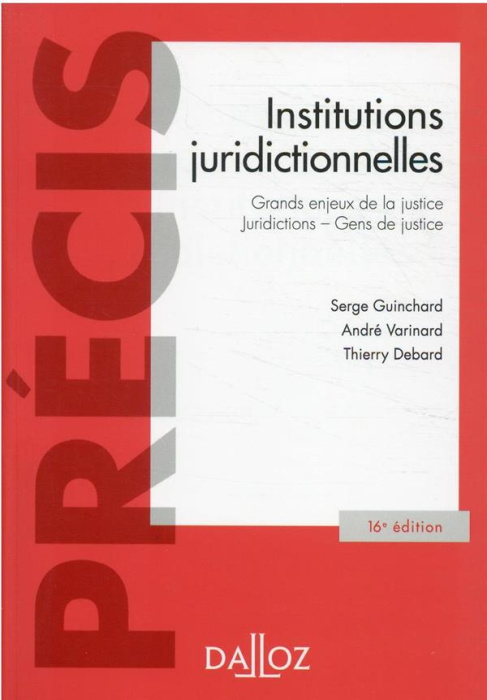 Emprunter Institutions juridictionnelles. 16e édition livre