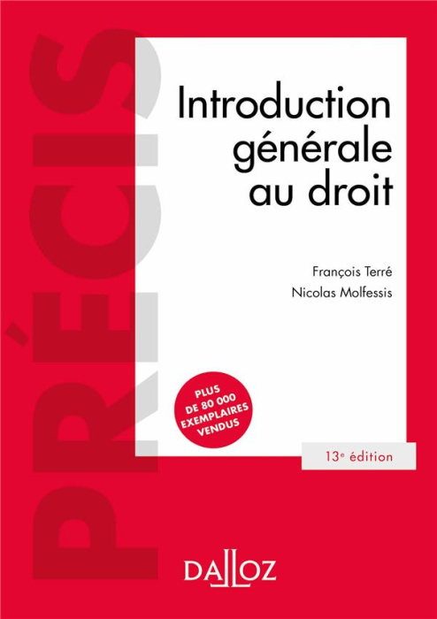 Emprunter Introduction générale au droit. Edition 2021 livre