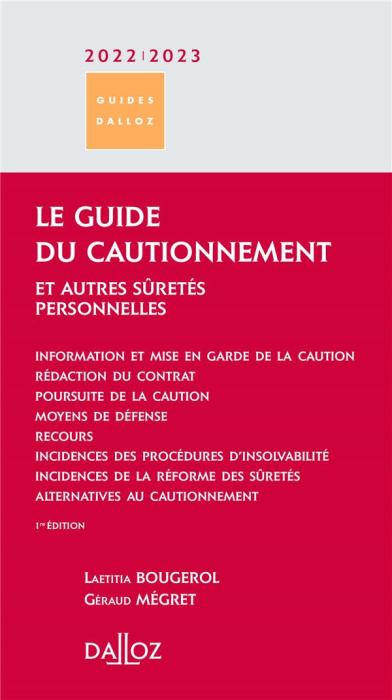 Emprunter Le guide du cautionnement et autres sûretés personnelles. Edition 2022-2023 livre