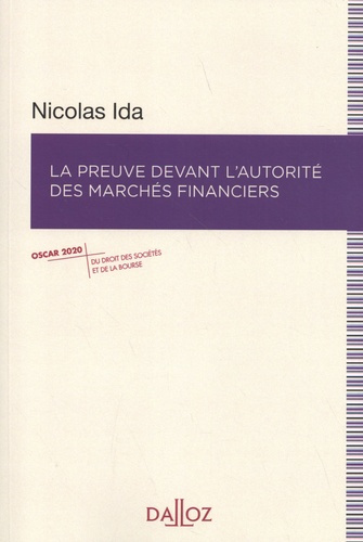 Emprunter La preuve devant l'Autorité des marchés financiers livre